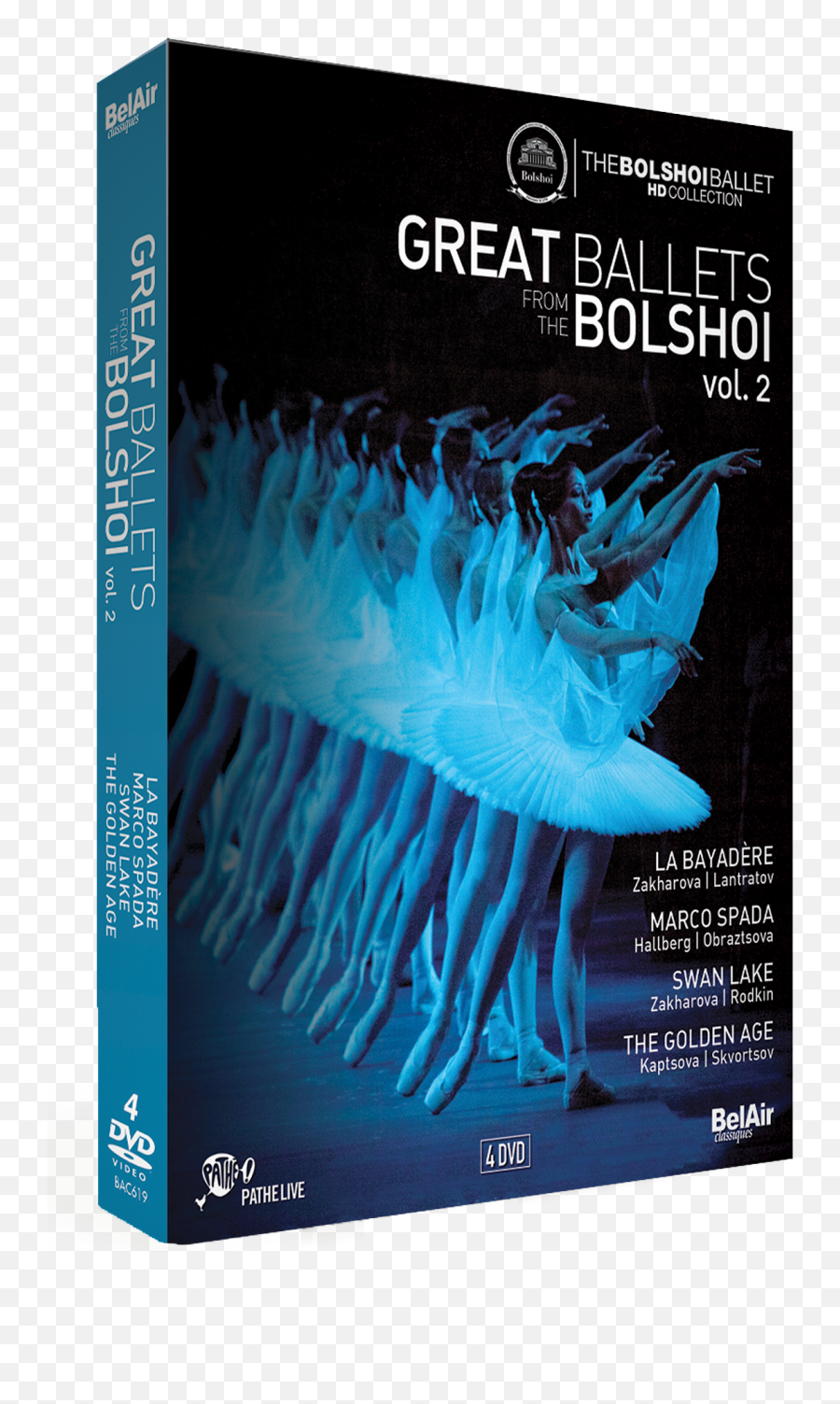 Great Ballets From The Bolshoi Collector Box Vol Ii - Bolshoi Ballet Live From Moscow Swan Lake Dvd Cover Png,Fresh Prince Of Belair Logo