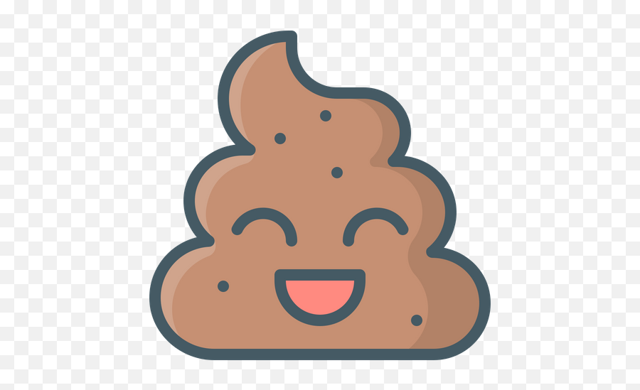 Poop Emoji Icon Of Colored - Happy Png,Poop Emoji Transparent