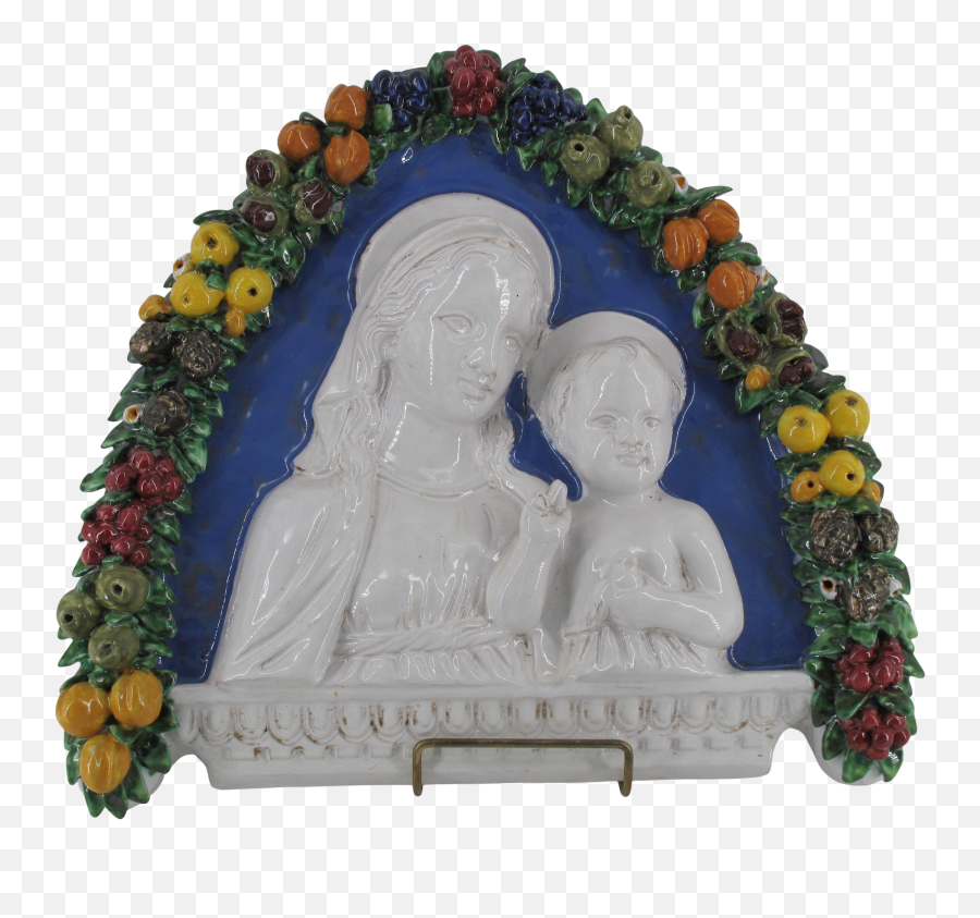 Della Robbia Italian Faience Ware - Alabaster Png,Christ Icon
