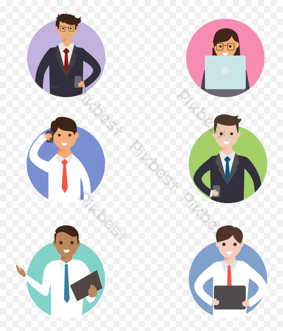 Fashion Business People Icon Vector - Worker Png,Business People Icon