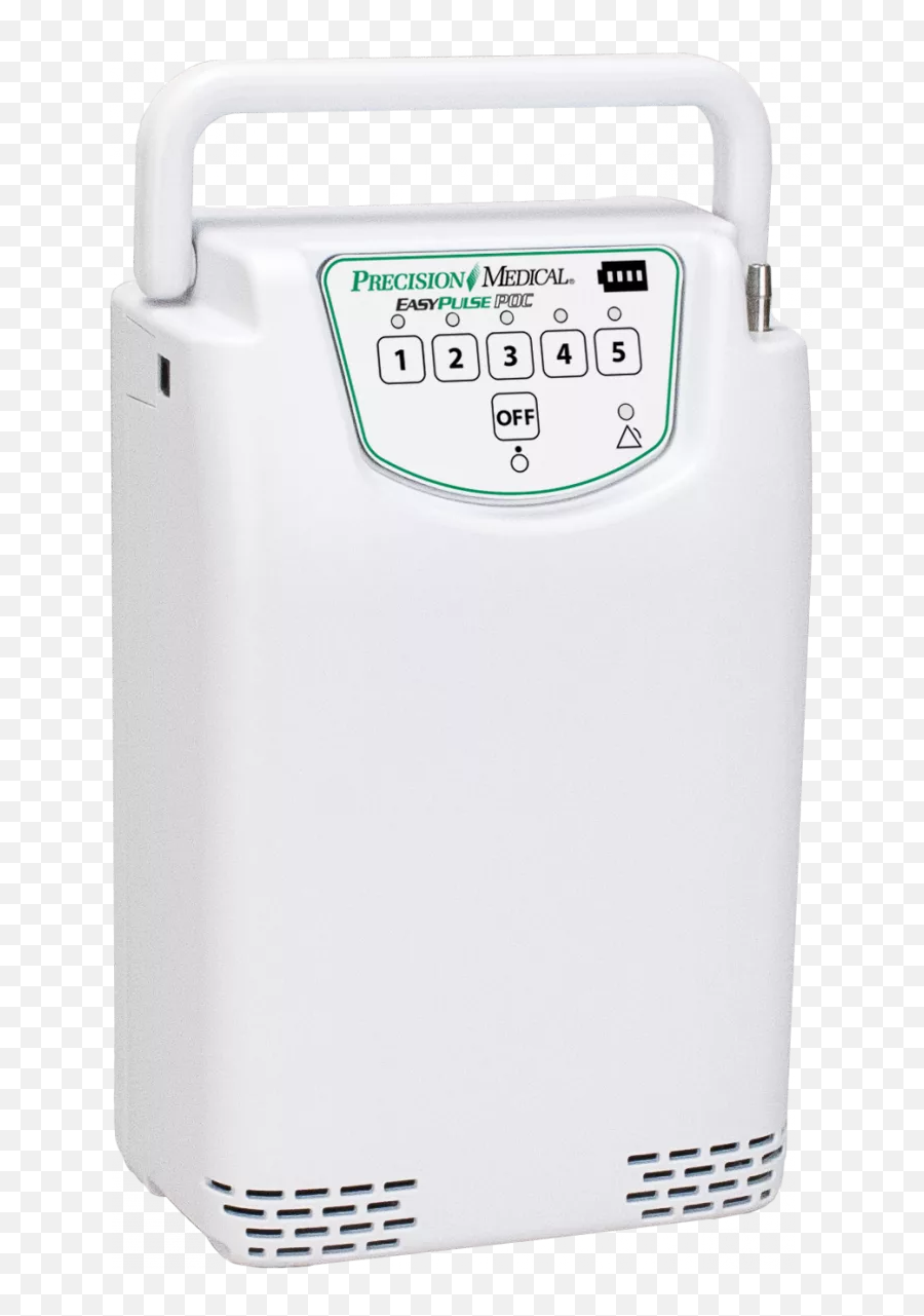 Pm4150 Easypulse Portable Oxygen Concentrator By Precision Medical - Use Precision Medical Easypulse Poc Png,How To Remove Red Cross On Battery Icon