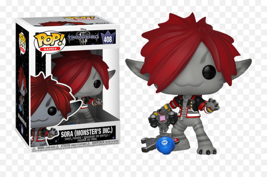 Sora Monsteru0027s Inc Kingdom Hearts 408 Damaged 710 - Sora Monsters Inc Funko Png,Kingdom Hearts Png