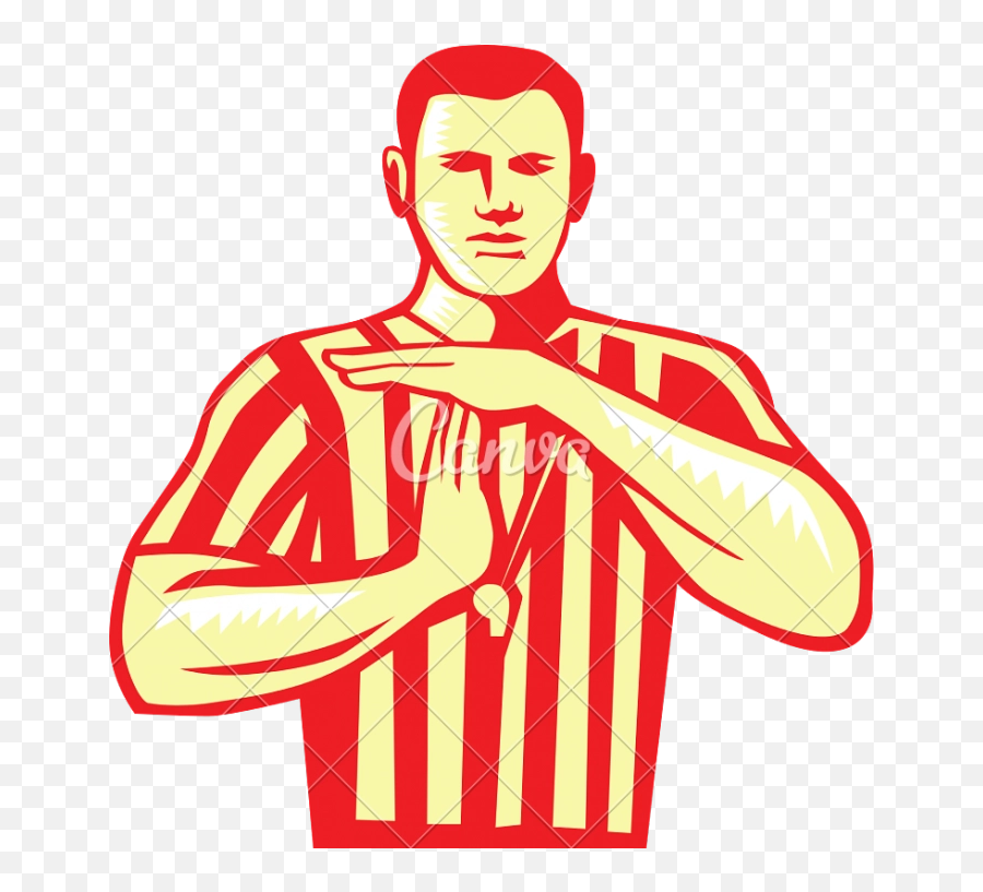 Basketball Referee Png Image - Technical Foul Hand Signal,Referee Png