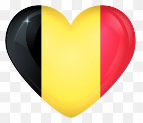 Download Belgium Flag Heart - Heart Png,Belgium Flag Png