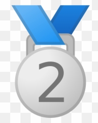 2nd Place Medal Icon - 2nd Place Medal Transparent Png,Medal Icon Png