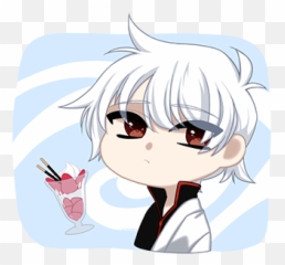 X27 Gintama Sakata Gintoki Chibi - Gintama Emoji Png,Gintoki Icon ...