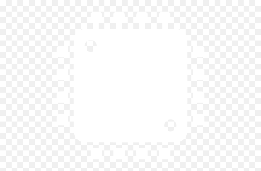 White Processor Icon - Clip Art Png,Processor Png