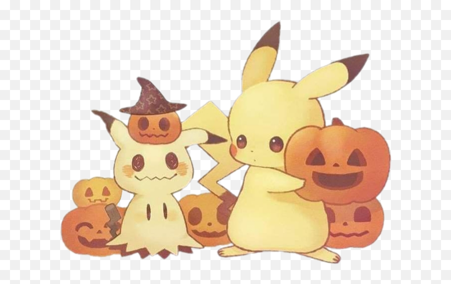 Pumpkin Sticker Challenge - Pokemon Mimikyu Cute Png,Mimikyu Icon