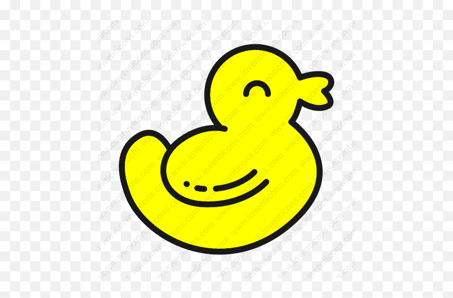 Download Duck Baby Toys Vector Icon Inventicons - Happy Png,Tos Icon