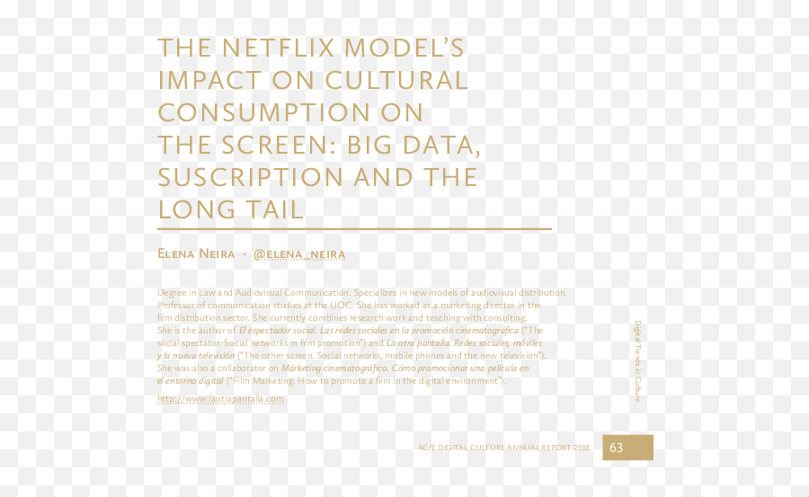 Pdf The Netflix Modelu0027s Impact - Document Png,Spotify Vulture Culture Pop Icon Album