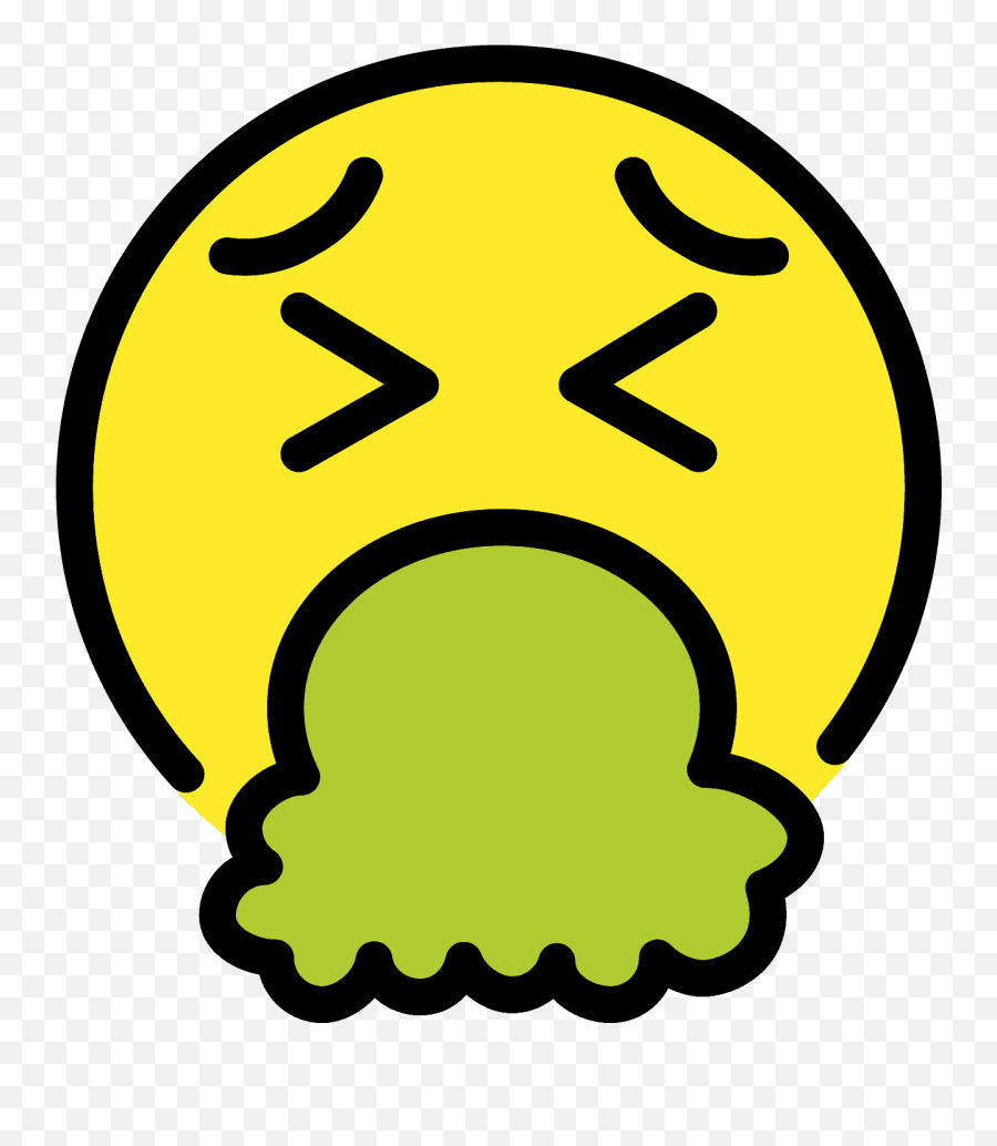 Face Vomiting Emoji Clipart Free Download Transparent Png - Ulti Emoji,Throw Up Icon