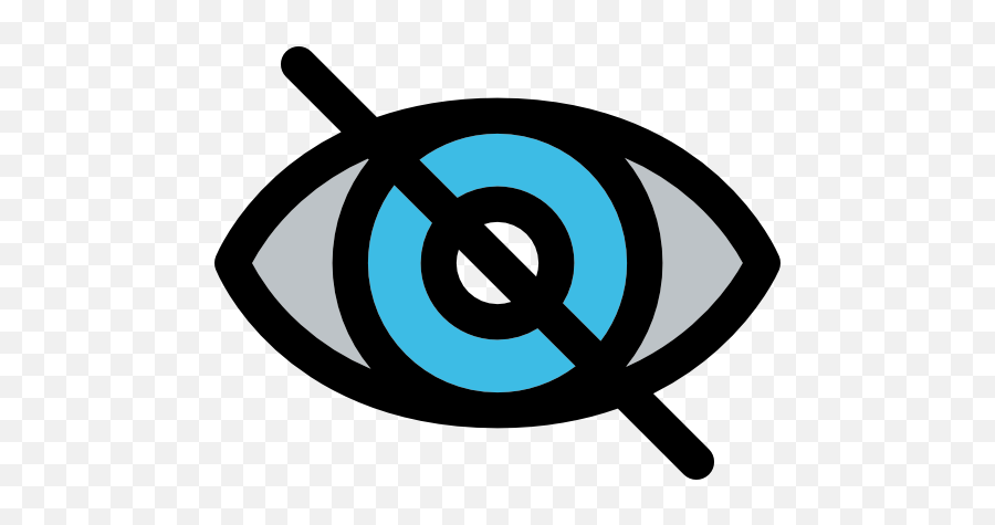 Blind Body Part Miscellaneous Ophthalmology Optical - Hide Png,Blue Optic Icon