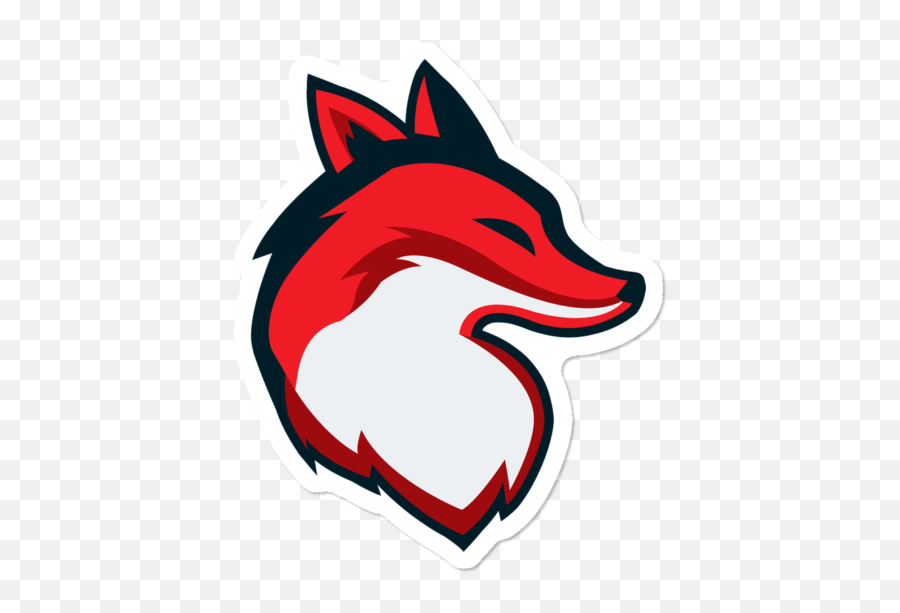 Outfoxed Fox Logo Sticker By - Fox Logo Png,Fox Logo Transparent