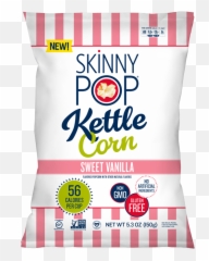 Sweet Vanilla Kettle Popped Popcorn - Skinnypop Skinnypop Sweet And Salty Kettle Corn Png,Popcorn Kernel Icon