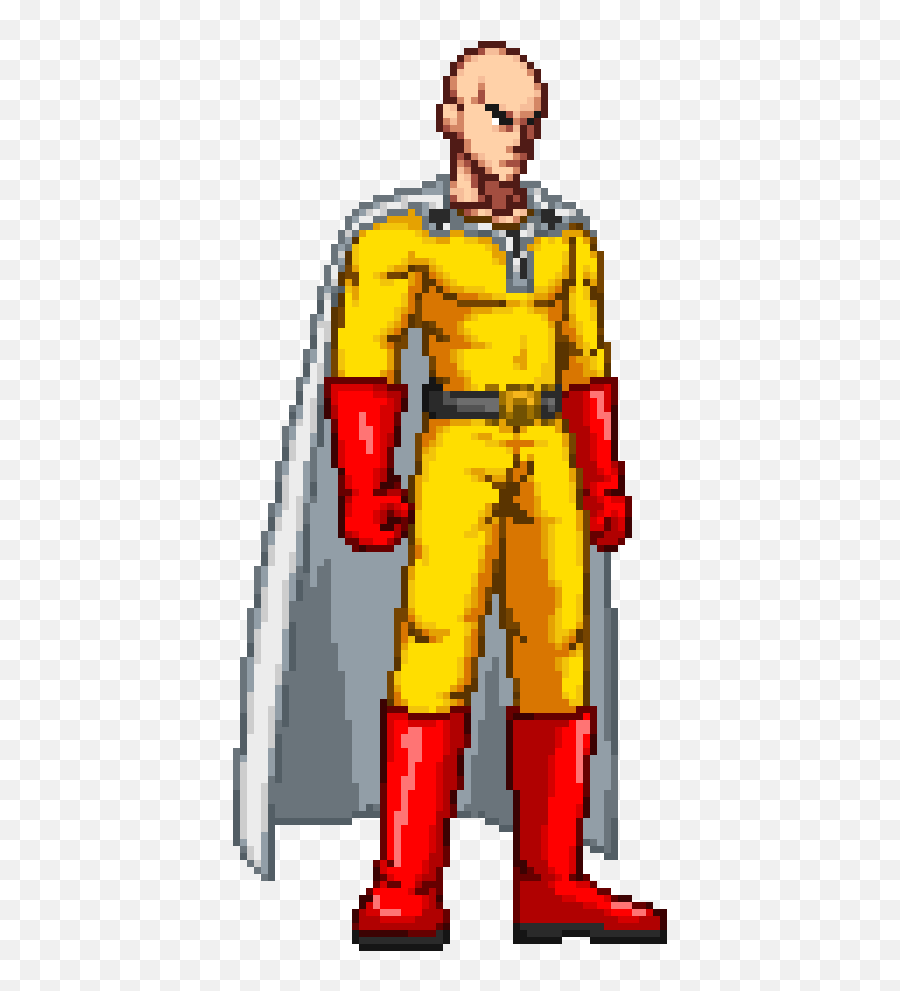 Download - One Punch Man Sprite Png,Saitama Transparent