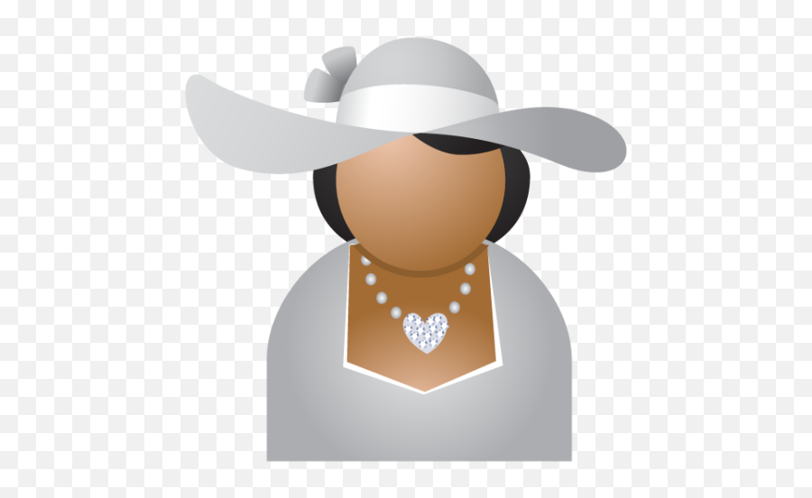 Miss Grey Hat Icon People With Iconset Dapino - Black Woman In Hat Silhouette Png,Cowboy Icon
