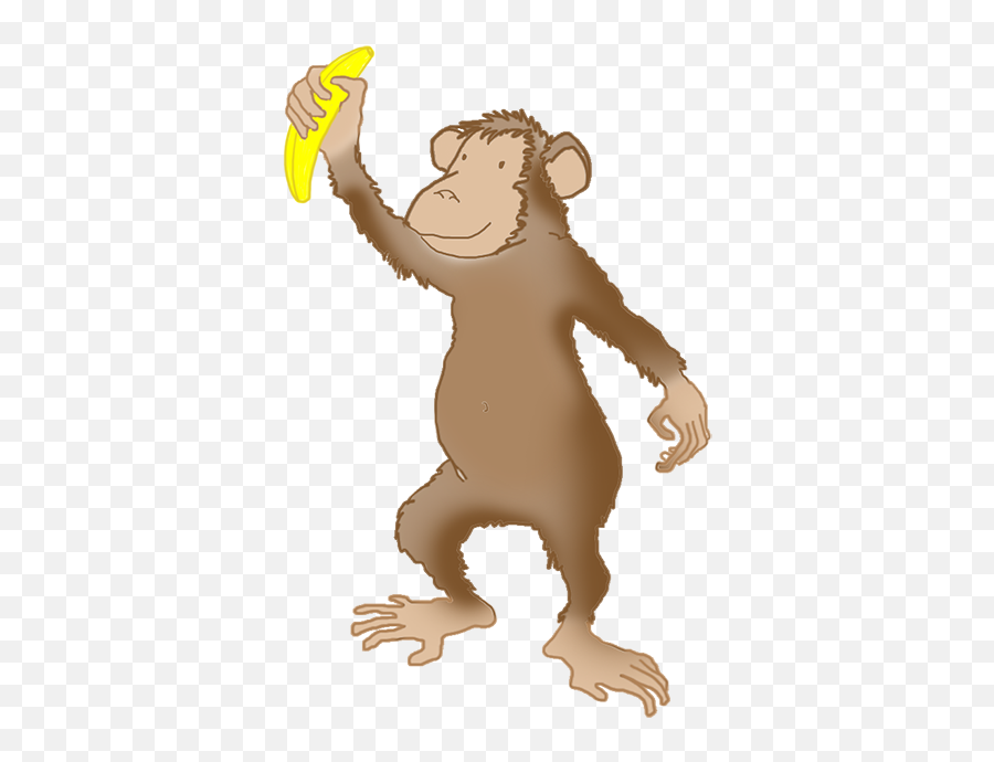 Funny Monkey Drawings - Illustration Png,Cute Monkey Png