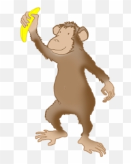 Funny Monkey Drawings - Illustration Png,Cute Monkey Png