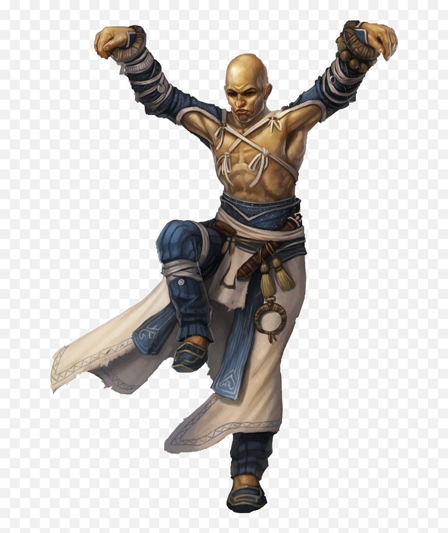 Human Monk - Pathfinder Iconic Monk Png,Monk Png