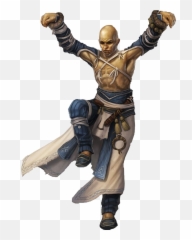 Human Monk - Pathfinder Iconic png