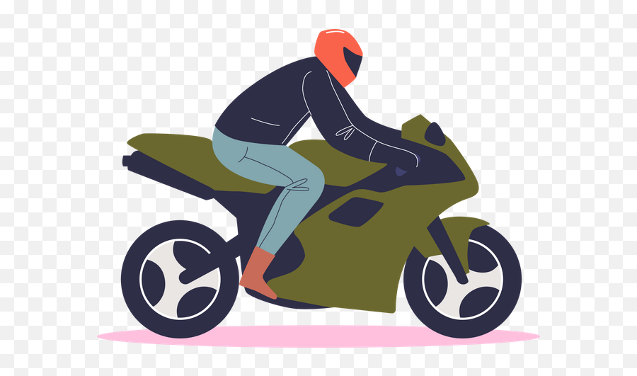 Stuntman Icon - Download In Glyph Style Motor Bike Motorbike Clipart Png,Stunt Icon