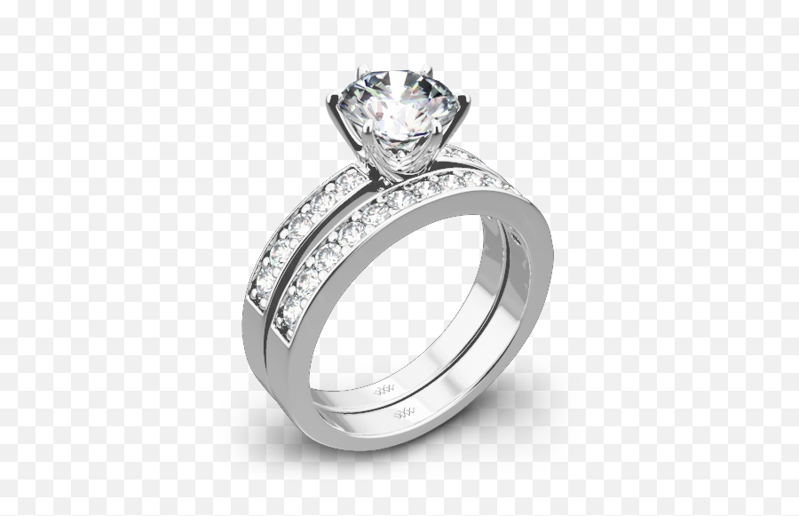 Sell Diamonds Nyc - White Gold Diamond Wedding Sets Png,Loose Diamonds Png