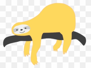Download Mediocre Sloth Messages Sticker - 0 Sloth Png Image Clip Art,Sloth Png