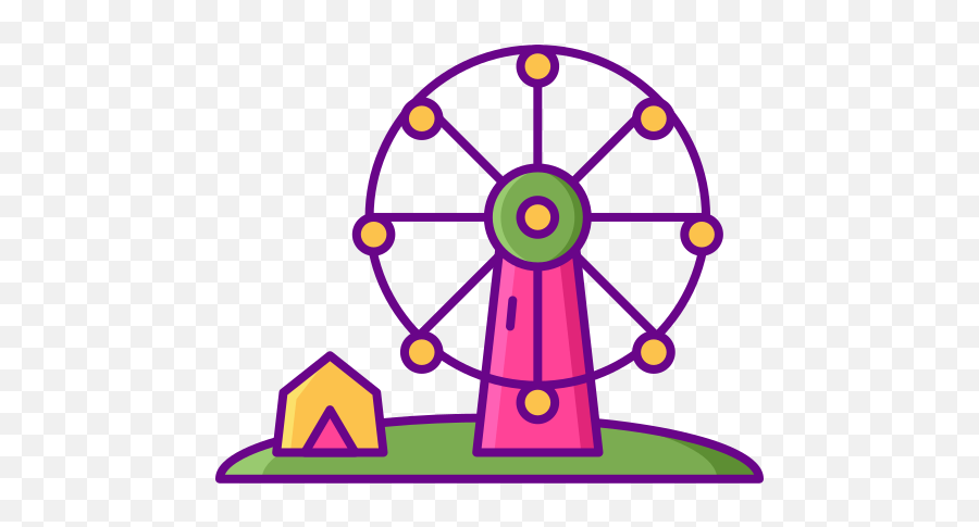 Theme Park - Free Monuments Icons Png,Park Icon Png