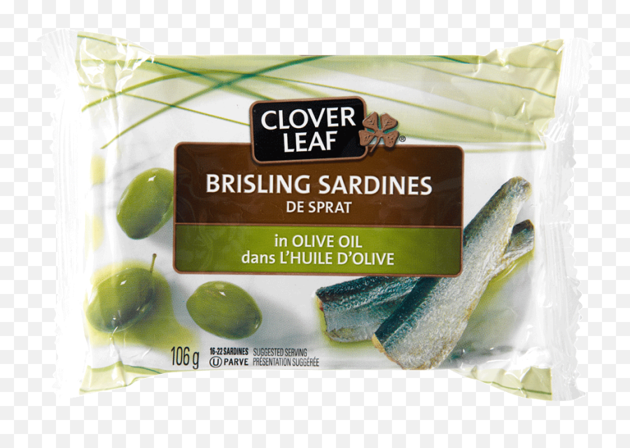 Brisling Sardines In Olive Oil U2013 Clover Leaf Png Icon
