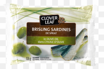 Brisling Sardines Olive Oil U2013 Clover Leaf Png