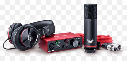 Scarlett Solo Studio Focusrite - Focusrite Scarlett Solo Bundle Png,Microfono Png