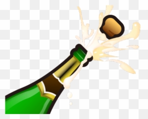 Champagne Clipart Emoji - Whatsapp Png