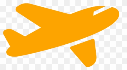Orange Airplane 11 Icon - Free orange icons Airplane Icon Transparent png