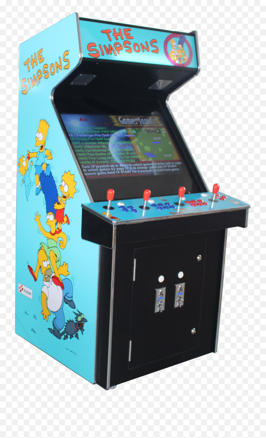 Arcade Machine - Video Game Machine Png,Arcade Cabinet Png