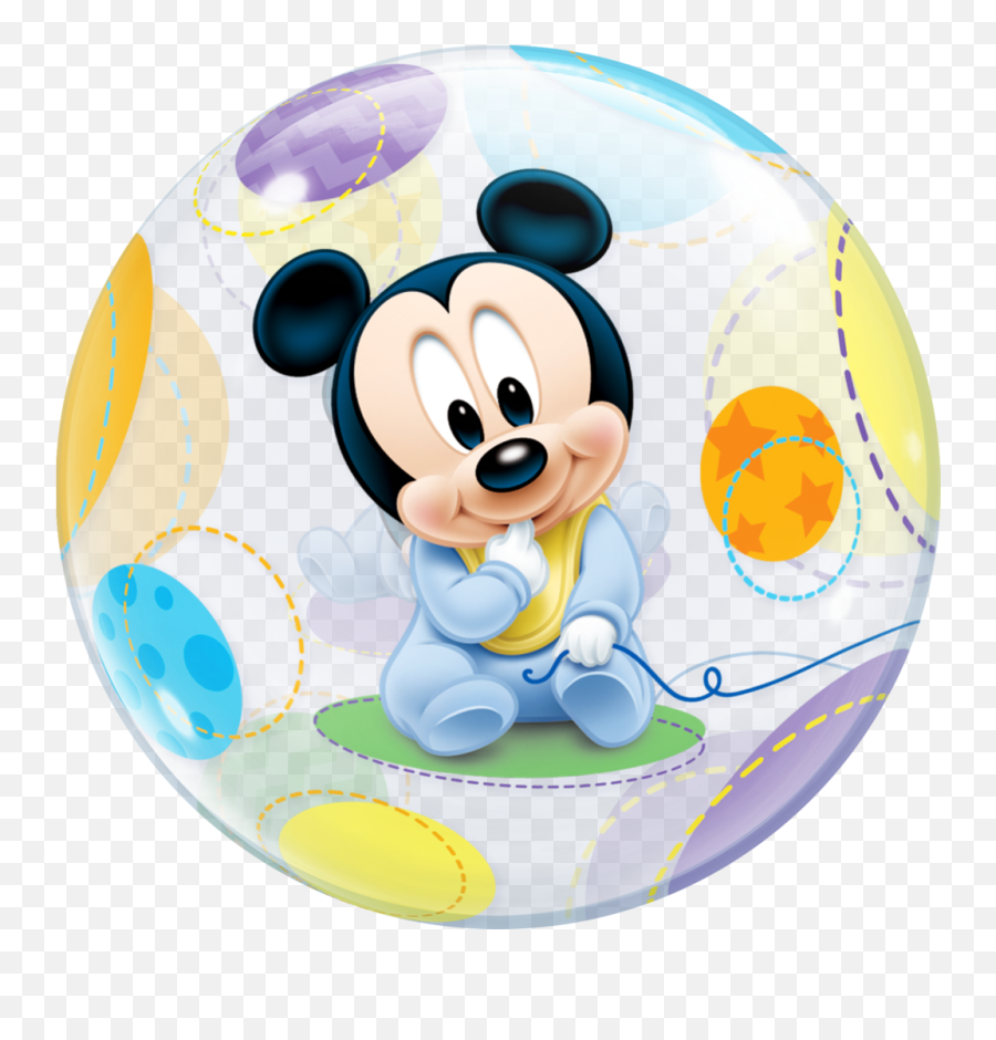 Download Mickey Boy Shower Balloon Minnie Hoax Baby Hq Png - Baby Mickey Mouse,Cartoon Baby Png