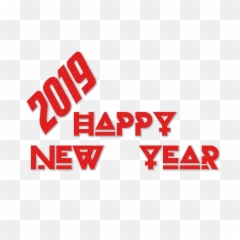 Download Happy New Year 2019 Png With Transparent Image - Carmine