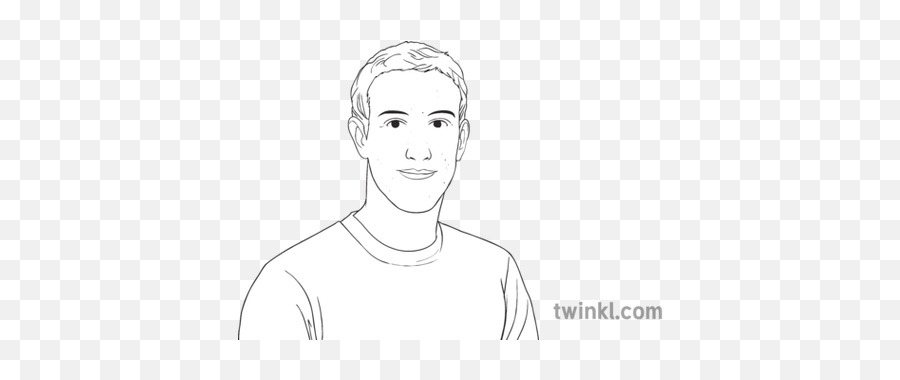 Mark Zuckerberg Portrait Facebook - Sketch Png,Mark Zuckerberg Face Png