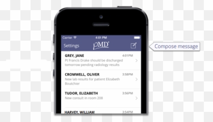 Pmd Hipaa Compliant Text Messaging - iPhone Airshou png