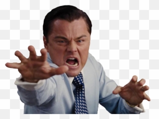 Download Leonardo Dicaprio Png Pic - Wolf Of Wall Street Crazy,Leonardo Dicaprio Png