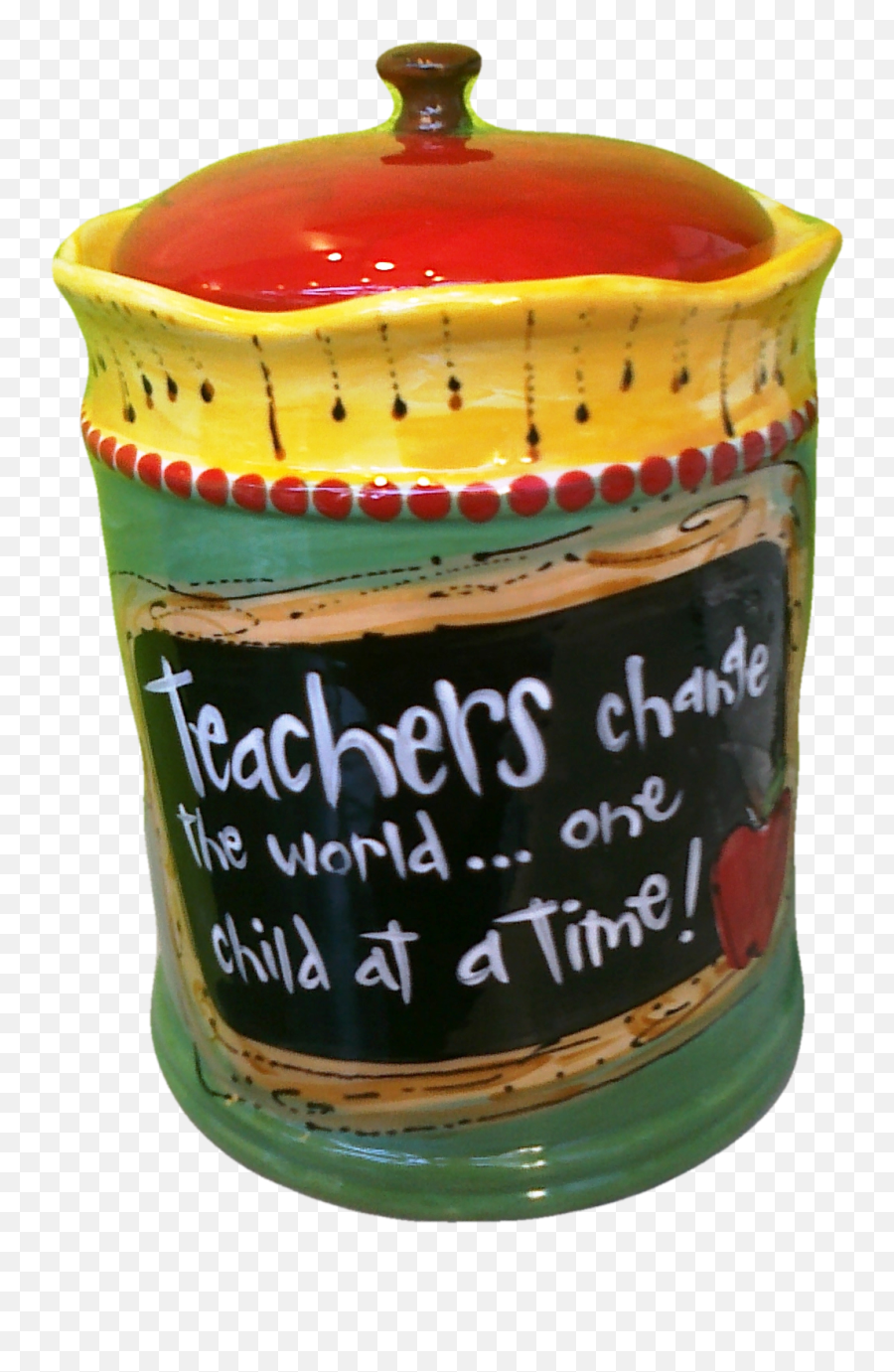 1teacher Cookie Jar - Ceramic Png,Cookie Jar Png