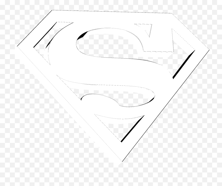 Superman Logo Png Transparent U0026 Svg Vector - Freebie Supply Line Art,Superman Logo Images