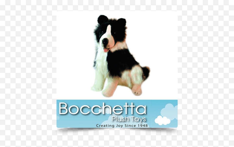 Border Collie Soft Plush Dog Tommy Bocchetta - Bocchetta Plush Toys Png,Border Collie Png