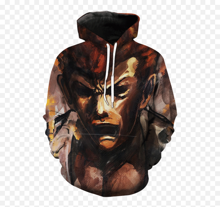 Kazuma Kuwabara Hoodie - Anime Clothing Shop Yu Yu Hakusho Fortnite Skull Trooper Hoodie Png,Yu Yu Hakusho Png