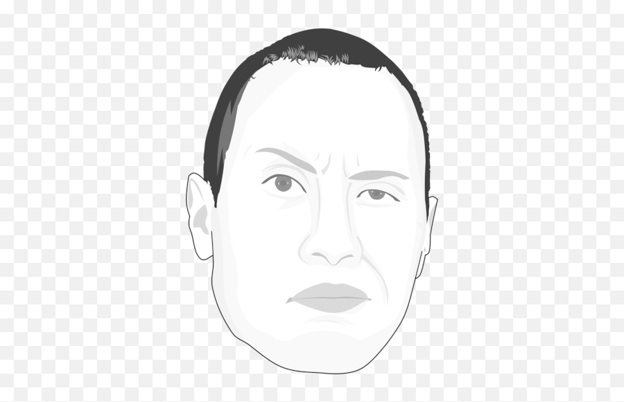 The Rock Face Transparent Png Clipart - Face Dwayne The Rock