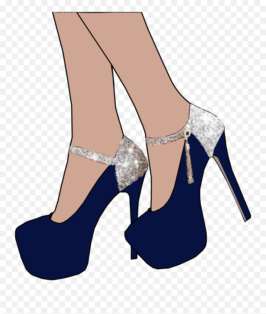 High Heel Clipart Transparent - High Heel Shoes Vector Png,Heels Png