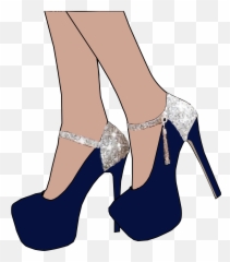 High Heel Clipart Transparent - High Heel Shoes Vector Png,Heels Png