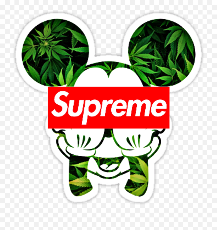 Download Mickey Mouse Supreme - Logo Supreme Mickey Mouse Logo Supreme Mickey Mouse Png,Mickey Head Png