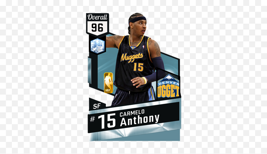 Carmelo Anthony - Reggie Miller Nba 2k17 Full Size Png Dwight Howard 2k Card,Carmelo Anthony Png