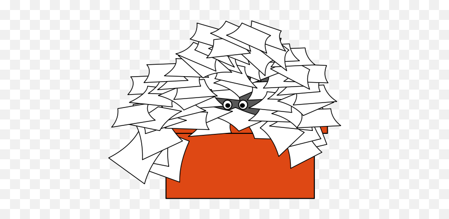 Busy Work Png Transparent Workpng Images Pluspng - Lots Of Paper Cartoon,Working Png