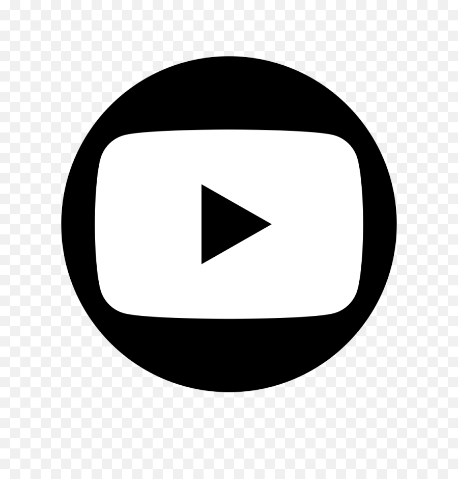 YouTube Logo Black and white Computer Icons, youtube, white, text,  trademark png | PNGWing